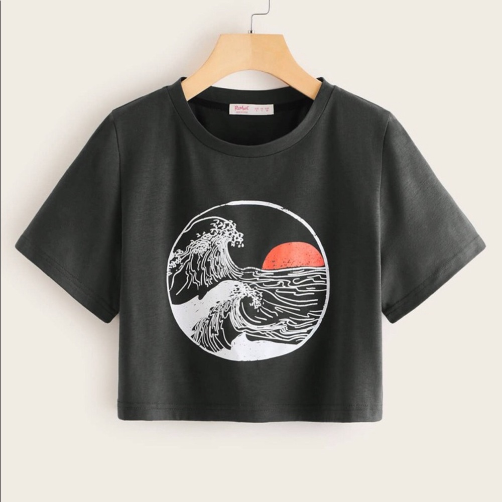 Copped Wave Tee Shirt